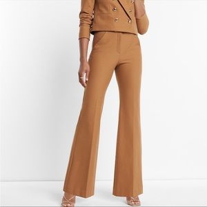 High waisted flare leg pants